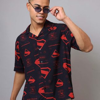Superman Printed Regular Fit Shirt For Men