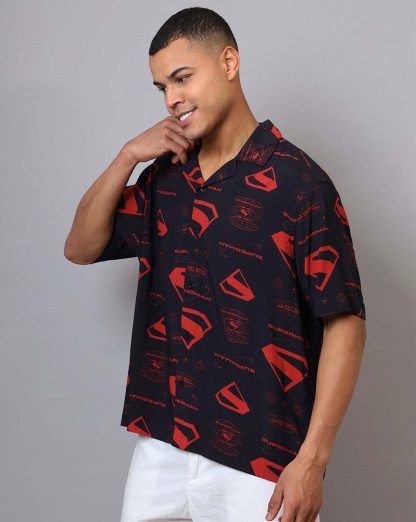 Superman Printed Regular Fit Shirt For Men - Image 2