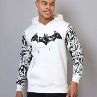 The Batman Printed Regular Fit Hoodie For Men