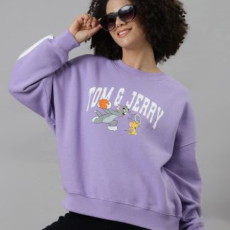 Tom & Jerry Oversized Sweatshirt Women