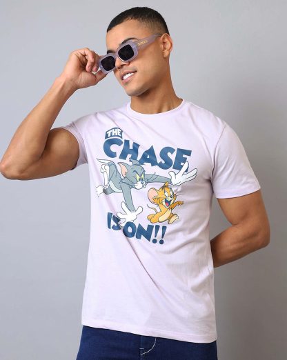 Tom & Jerry Printed Regular Fit Tshirt For Men - Image 2