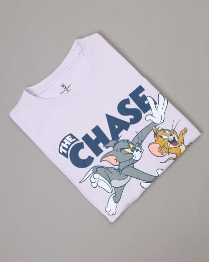 Tom & Jerry Printed Regular Fit Tshirt For Men - Image 7